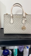 Michael Kors MK Monogram Medium Satchel Top H...