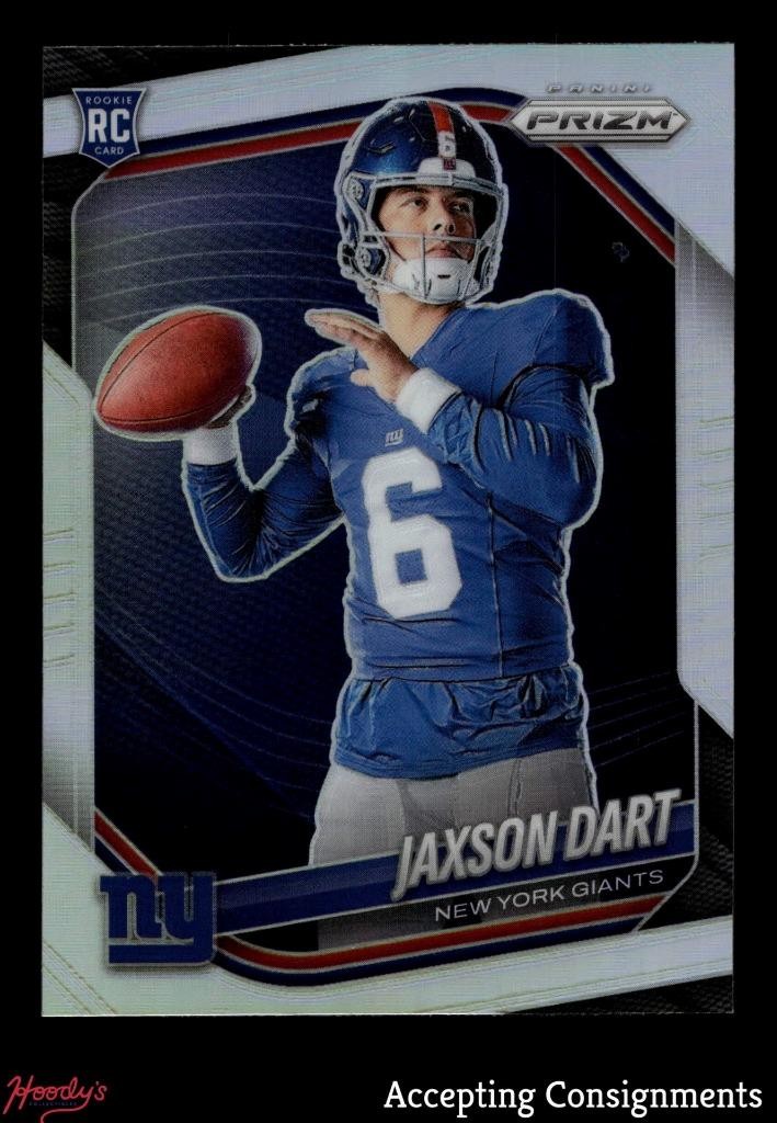 2025 Panini Prizm Prizms Silver Variation #430 Jaxson Dart RC ROOKIE SP Giants
