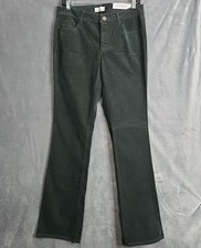 Ann Taylor LOFT Green Fine Whale Corduroy Curvy Straight Pants Size 8 NWT