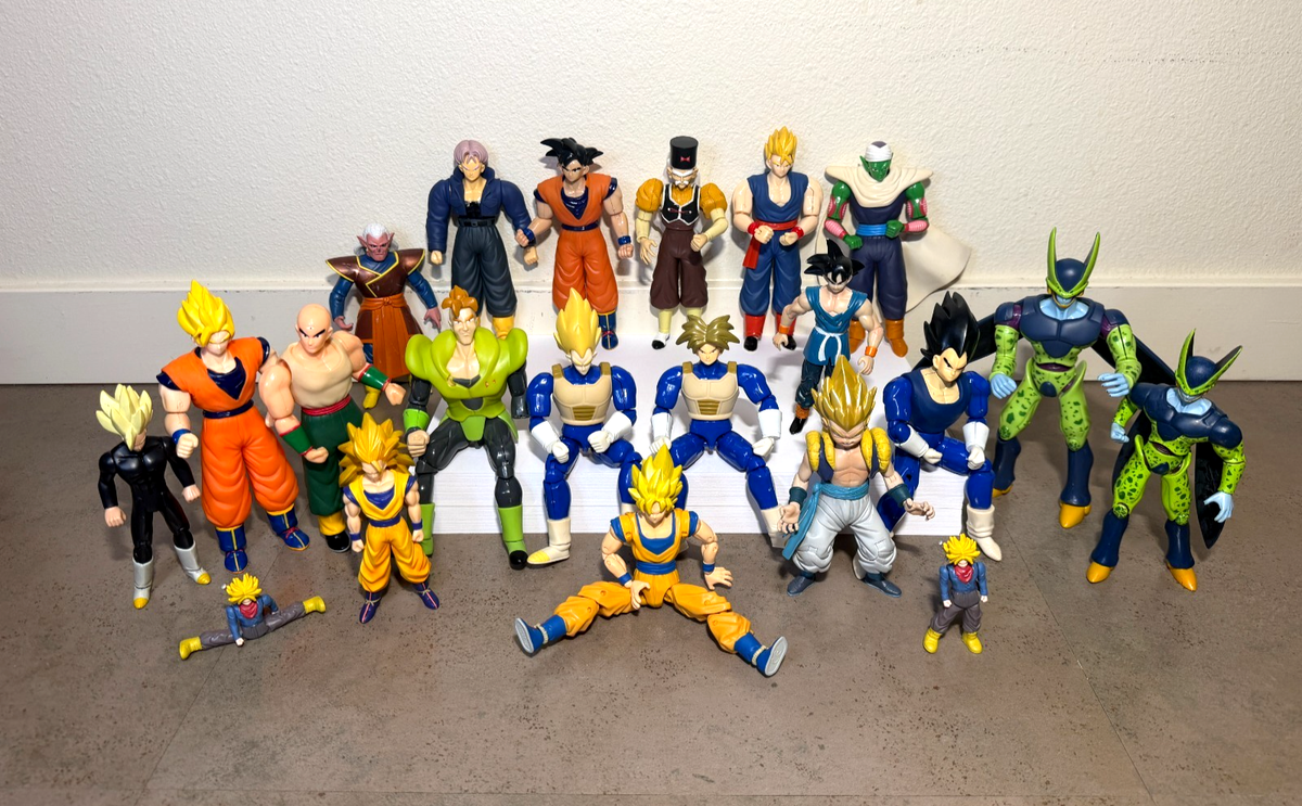 Dragon Ball Z Action Figure Lot 26 pcs Irwin JAKKS Goku Vegeta