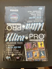 100 ULTRA PRO PLATINUM 9-POCKET Hologram Pages Card Sheets Rembrandt NEW!