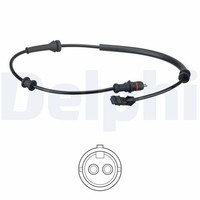 ABS Sensor Raddrehzahl Delphi SS20588 FüR Laguna BG0 Renault 2 KG0 16V BG0A BG0L