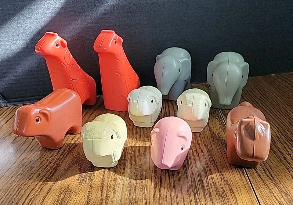 De Colección Little Tikes Tots Pequeños Arca de Noé Juguetes Animales Caballo Oveja Vaca Cerdo Jirafa  Foto 4 de 4