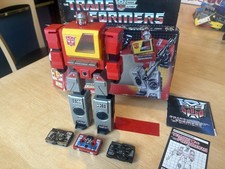 1985 Blaster w  Box G1 Transformers Figure With Tapes