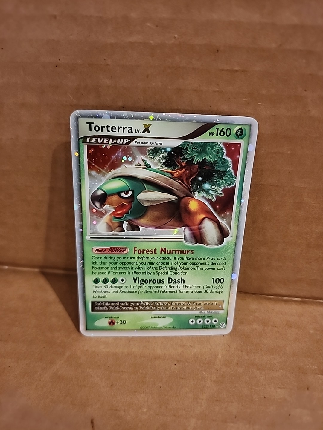 Pokémon TCG Torterra LV.X Diamond & Pearl 122/130 Holo Rare Holo LV.X NM. B-1