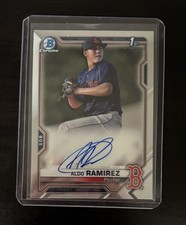 2021 Bowman Chrome Aldo Ramirez #CPA-ARA 1st Bowman Auto Boston Red Sox