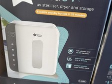 Image of Tommee Tippee Ultra UV Steriliser Dryer Storage for Baby Bottles White