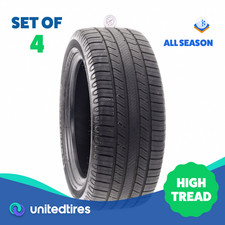 Set Of 4 Used 23550r17 Michelin Defender 2 96h - 9.532 Set Of 4 Used 23550r17 Michelin Defender 2 96h - 9.532