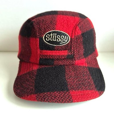 Stussy Men Vhtf Wool Cap 80S Vintage Block Check Early Limited