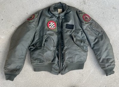 Vintage Flight Jacket Indiana Air National Guard Lieutenant Colonel F-4 Phantom