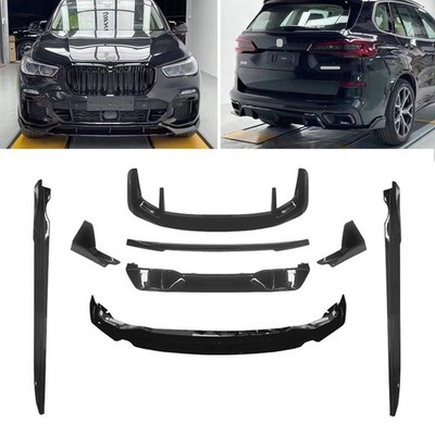 For BMW G05 X5 M Sport SUV 2018-2022 Gloss Black Front+Rear Full Set Body Kits