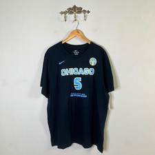 Nike Chicago Sky Angel Reese Explorer Edition T-Shirt Mens Size XXL Black New