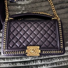 Chanel black Le Boy Small Shoulder Crossbody Bag