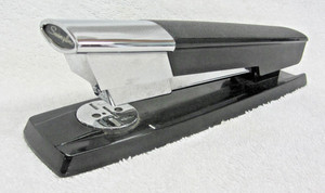 Vintage 1960’s SWINGLINE 333 Stapler MCM Chrome & Black Made in NY USA Retro