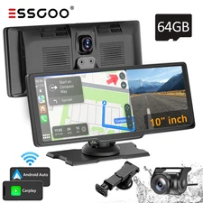 10.26In 4K Dash Cam Touch Screen Car Stereo Portable Apple Carplay Android Auto
