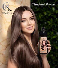 Chestnut Brown Hair Dye Shampoo Instant 100 Grey Coverage