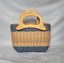 vintage wicker purse