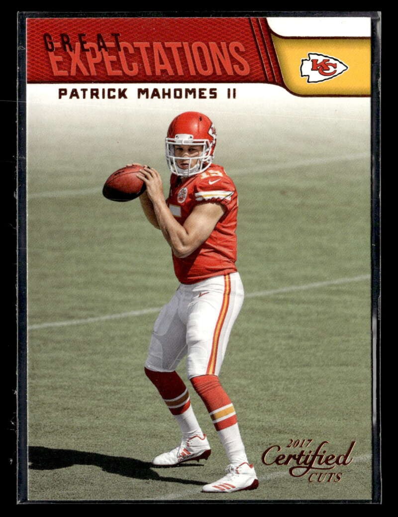 2017 Certified Cuts Patrick Mahomes II Great Expectations #3 Rookie SE2100
