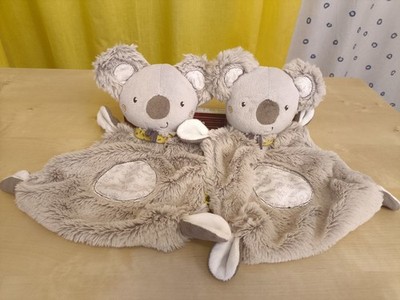 2x Fehn Schmusetuch Baby Schnuffeltuch mit Koala   Kuscheltuch für Neugeborene 