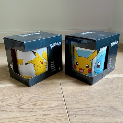 Tassen-Set, 1x Pokemon Pikachu, 1x Pokemon Face Partners Tasse NEU & OVP, selten
