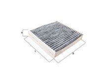 KNECHT Innenraumfilter LAK 96 Aktivkohlefilter für SMART CITY CROSSBLADE 450 330