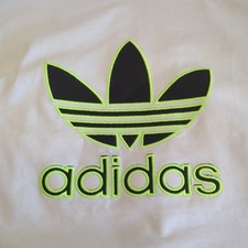 Adidas Kids' Oversize Trefoil Tee, Style JV8555, Size L, Color White