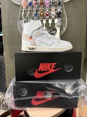 Off-White  VAA  x Air Jordan 1 Retro OG High Alaska Size 8