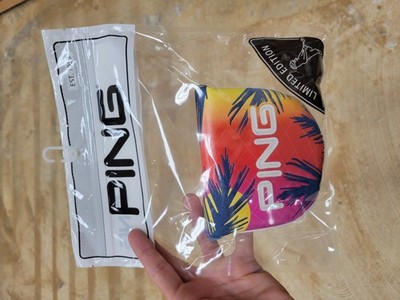 LIMITED EDITION PING ELECTRIC SUNSET MALLET HEAD COVER! New In Package