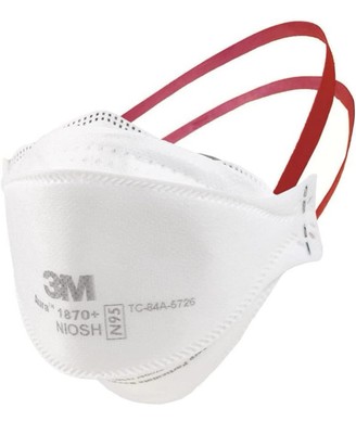 (120 Pack) 3M*- Aura 1870+ Niosh Certified - Pack of 120 Individually Packaged