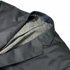NEW Brooks Brothers Men's Bespoke 100 Wool 2-Button Blazer Gray   42L