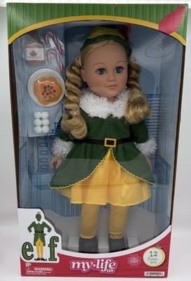 My Life As Elf 18'' Christmas Buddy Doll 12 pc Set Blonde NEW
