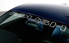 Ford Mustang Roush Windshield Vinyl Decal Sticker Custom Vehicle Logo White