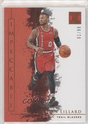 2019-20 Panini Impeccable 1/99 Damian Lillard #13 2r7
