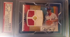 2008 Ultimate Collection Daisuke Matsuzaka Quad Jersey Autograph Psa 8.5 Only 1 