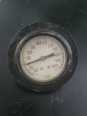 Vintage Marshalltown 0-100 pressure gauge  