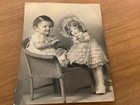Vintage 8x10 Photo Of Baby And Compo Doll — photo 1