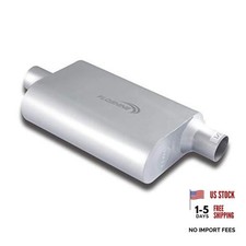 Universal Mufflers Dual Chamber offset inlet ID center outlet ID 2.25"