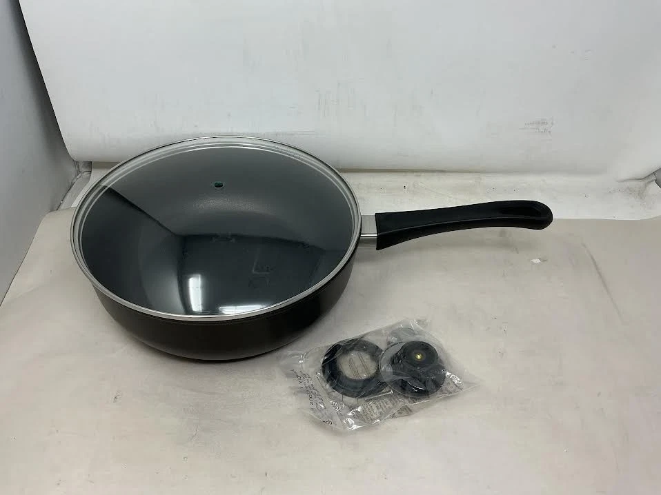 Scanpan Classic Deep Saute Pan, 4 Quart, Black