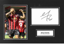 Marcus Tavernier firmato 12x8 foto display AFC Bournemouth autografo certificato di autenticità