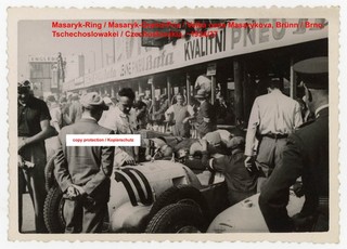 Foto Auto Union Rennwagen Masaryk Grand Prix Brünn photo racing car silver arrow