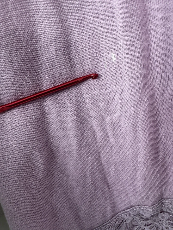 Mossimo Mujer Y2K Encaje Ribete Cami Lila S Prep Fairy Años 90 Vintage Vibraciones Capas Foto 4 de 4