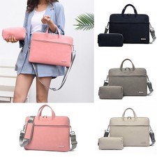 PU Leather Women Or Men Laptop Bag Notebook Carrying Case Briefcase For Laptops
