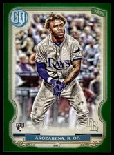 2020 Topps Gypsy Queen Randy Arozarena #68 Rookie Green Parallel Tampa Bay Rays