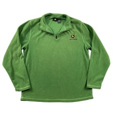John Deere Pile Verde Uomo Medium 1/4 Zip Outdoor Invernale