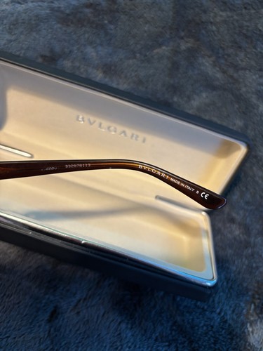Gebrauchte BVLGARI Schwarz Brillenfassung 4058b 501 Sonnenbrille Brillengestell Gold HW Kristalle - Bild 8 von 14
