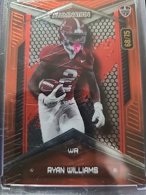 2024 Wild Card Alumination Just the Hits Orange Ryan Williams 68/75 NIL
