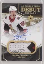 2018-19 Ultimate Collection Debut Threads 92/99 Max Lajoie Maxime Patch Auto z3c