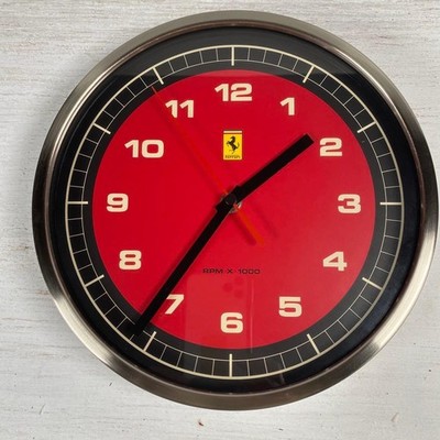 Ferrari genuine licensed wall clock with box and hologram.