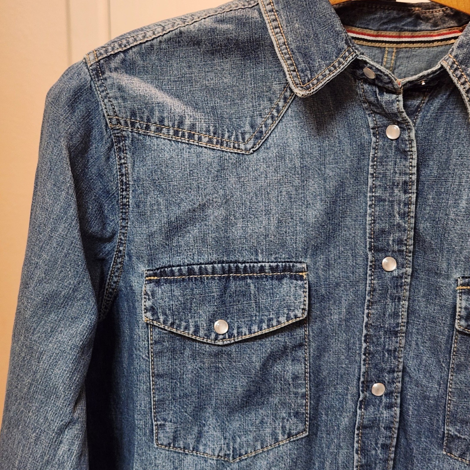 Thread Supply Womens Small Western Snap Shirt Lon… - image 2