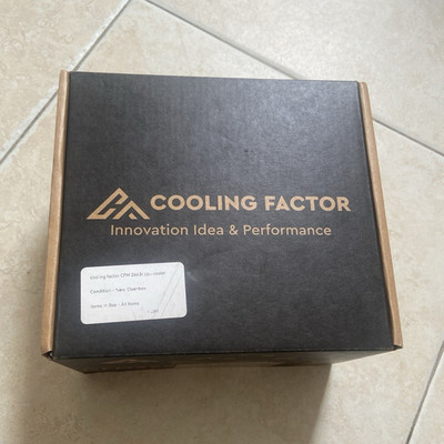 Cooling Factor CPU Fan 120mm ARGB LGA115x/1200/1700/20xx AM4